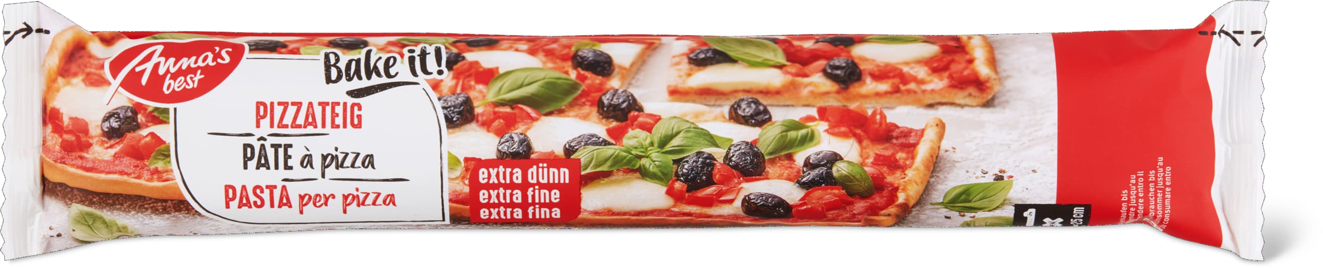 Anna's Best Pasta per pizza rettangolare extra sottile 320g